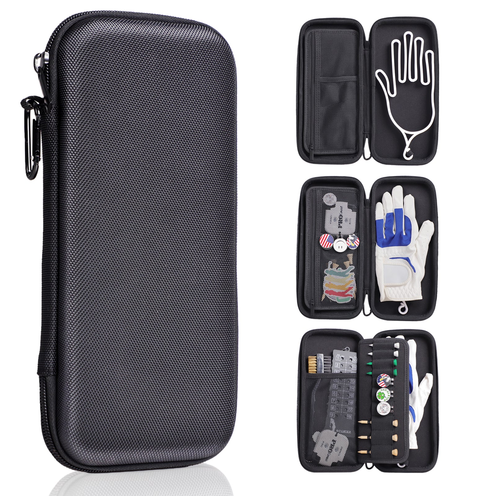 Ponsonbay Golf Glove Holder Case for Accessories