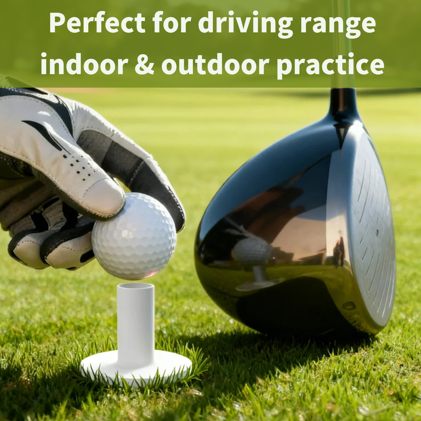 6 Mixed Sizes Rubber Golf Tees for Mats, Durability and Stability, Reusable Golf Mat Tee