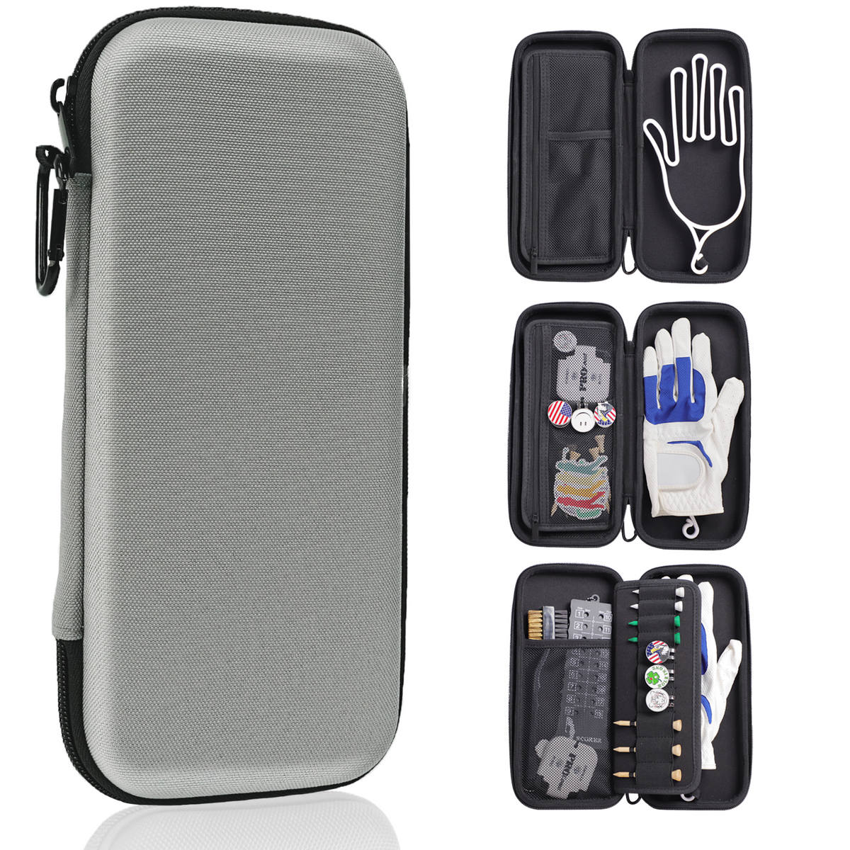 Ponsonbay Golf Glove Holder Case for Accessories