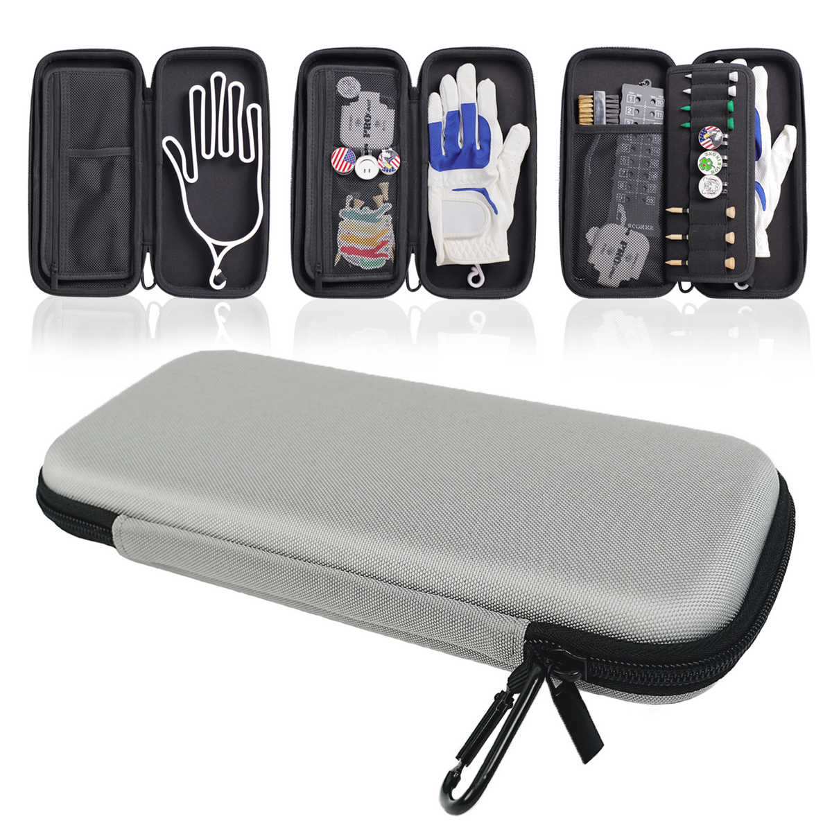 Ponsonbay Golf Glove Holder Case for Accessories