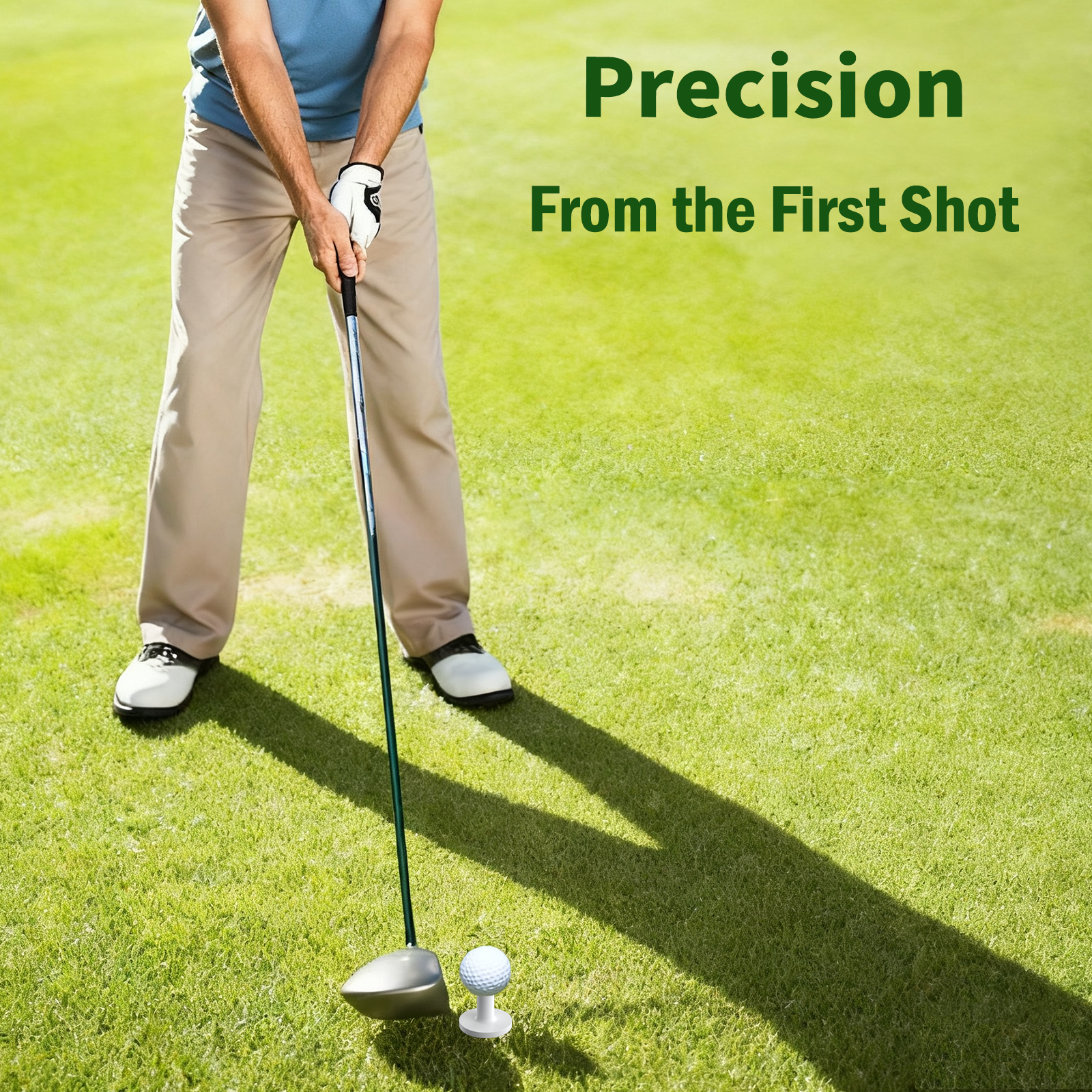 6 Mixed Sizes Rubber Golf Tees for Mats, Durability and Stability, Reusable Golf Mat Tee