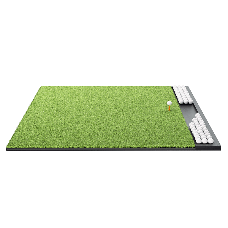 Ponsonbay Golf Hitting Mat Integrated with Ball Tray