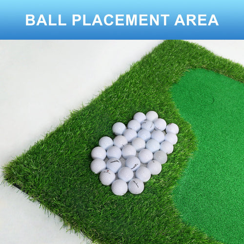 Ponsonbay Golf Putting Green Indoor Large Golf Putting Mat Artificial Grass Turf Practice Mat