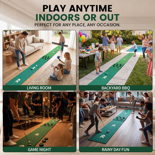 Ponsonbay 14.4 FT 2-Player Golf Putting Game Set